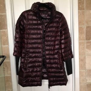 Calvin Klein down XS puffy jacket - Plum color